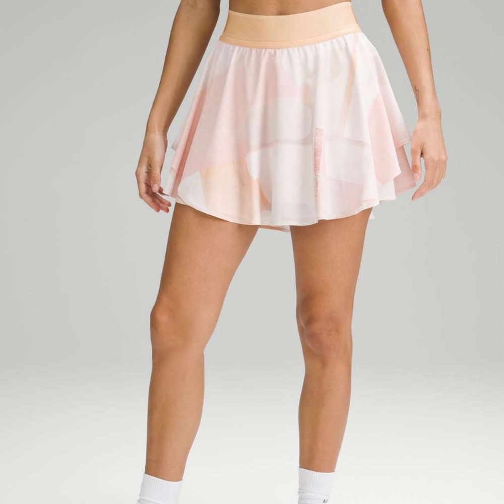 Lululemon Court Rival high waist skirt *long* Garrogeo Multi